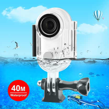 For Insta360 GO 3 / GO 3S PULUZ 40m Underwater Waterproof Housing Case with Base Adapter & Screw (Transparent) by PULUZ