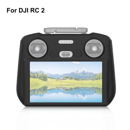 For DJI Mini 4 Pro / Air 3 Remote Control / DJI RC 2 with Screen PULUZ Silicone Protective Case (Black) by PULUZ