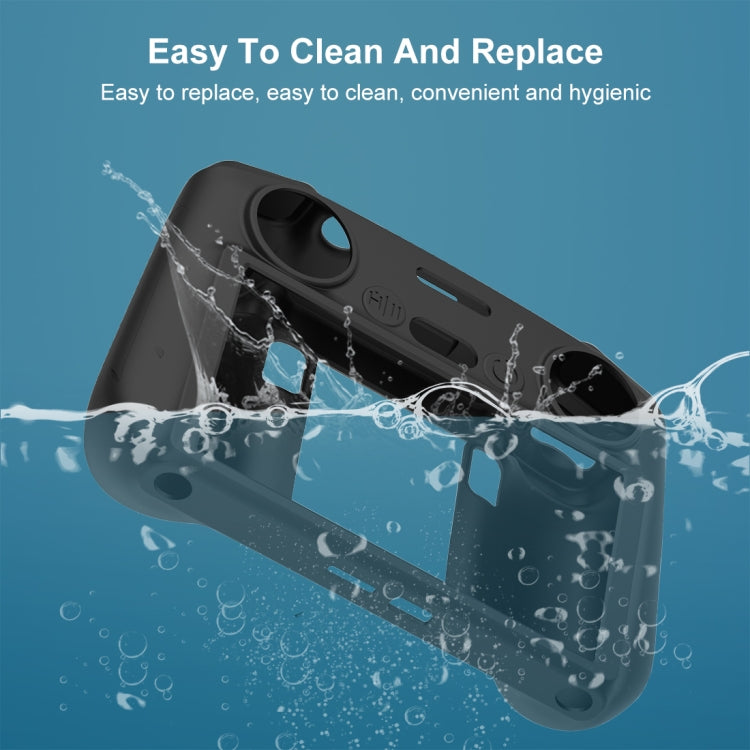 For DJI Mini 4 Pro / Air 3 Remote Control / DJI RC 2 with Screen PULUZ Silicone Protective Case (Black) by PULUZ