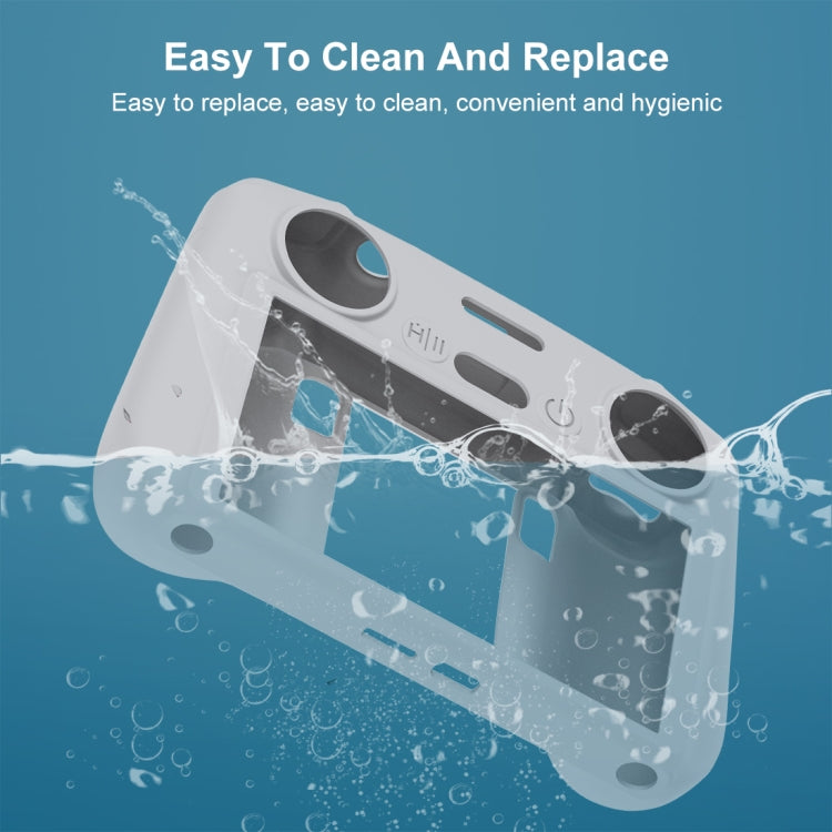 For DJI Mini 4 Pro / Air 3 Remote Control / DJI RC 2 with Screen PULUZ Silicone Protective Case (Grey) by PULUZ