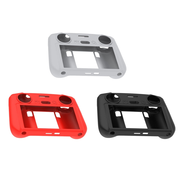 For DJI Mini 4 Pro / Air 3 Remote Control / DJI RC 2 with Screen PULUZ Silicone Protective Case (Red) by PULUZ