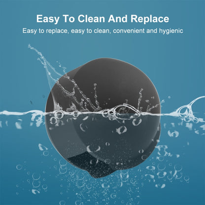 For Insta360 X3 / X4 PULUZ Invisible Dive Case Lens Guard Silicone Protective Cover (Black) by PULUZ