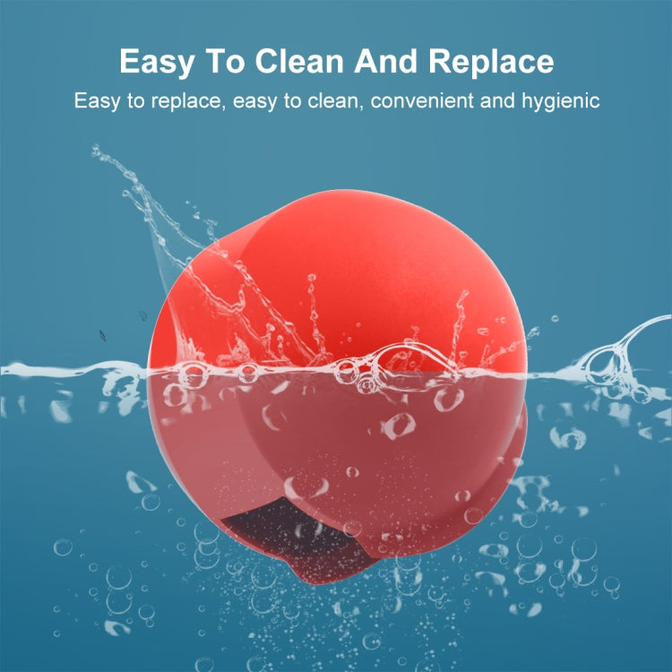 For Insta360 X3 / X4 PULUZ Invisible Dive Case Lens Guard Silicone Protective Cover (Red) by PULUZ