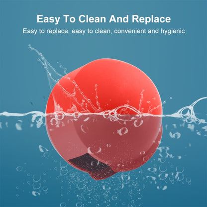 For Insta360 X3 / X4 PULUZ Invisible Dive Case Lens Guard Silicone Protective Cover (Red) by PULUZ