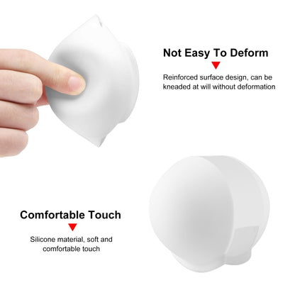 For Insta360 X3 / X4 PULUZ Invisible Dive Case Lens Guard Silicone Protective Cover (White) by PULUZ