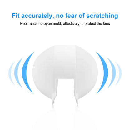 For Insta360 X3 / X4 PULUZ Invisible Dive Case Lens Guard Silicone Protective Cover (White) by PULUZ