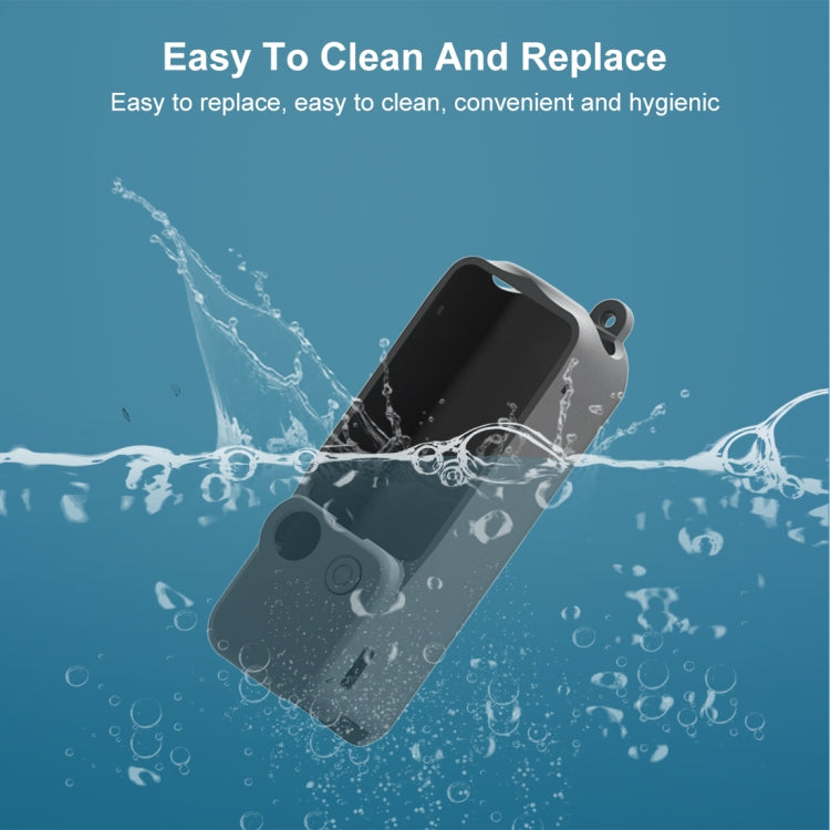 For DJI OSMO Pocket 3 PULUZ 3 in 1 Silicone Cover Case Set (Black) by PULUZ