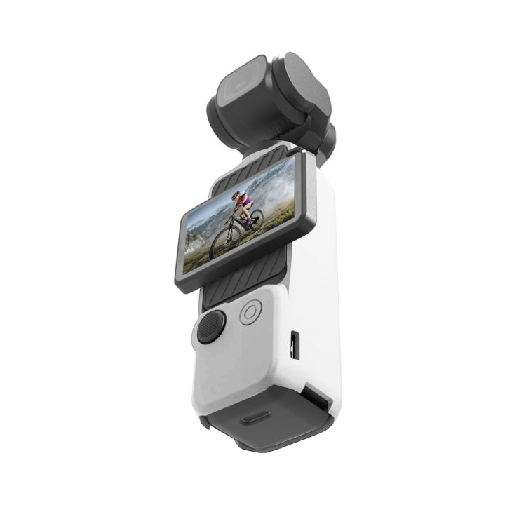 For DJI OSMO Pocket 3 PULUZ 3 in 1 Silicone Cover Case Set (White) by PULUZ