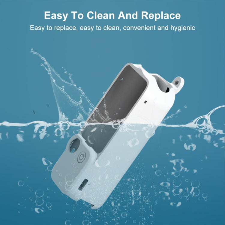 For DJI OSMO Pocket 3 PULUZ 3 in 1 Silicone Cover Case Set (White) by PULUZ