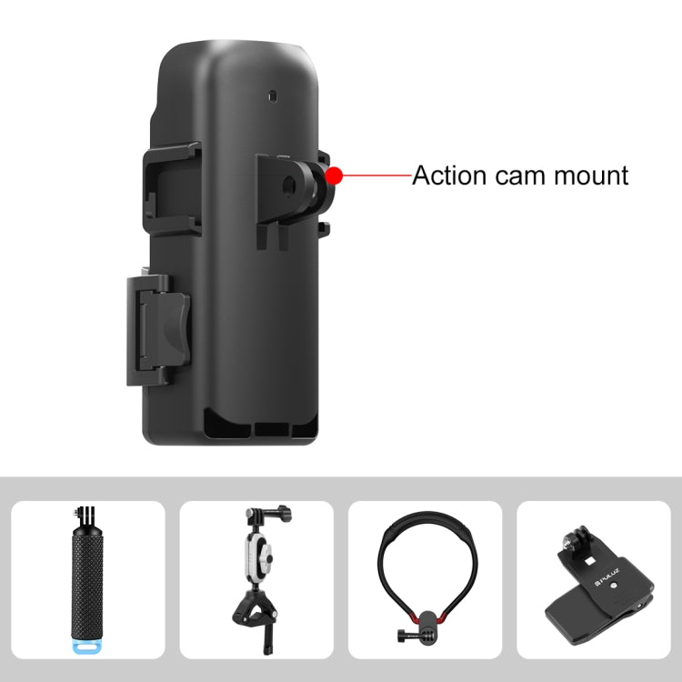 For DJI OSMO Pocket 3 PULUZ Protection Frame Expansion Adapter Bracket (Black) by PULUZ