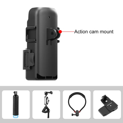For DJI OSMO Pocket 3 PULUZ Protection Frame Expansion Adapter Bracket (Black) by PULUZ