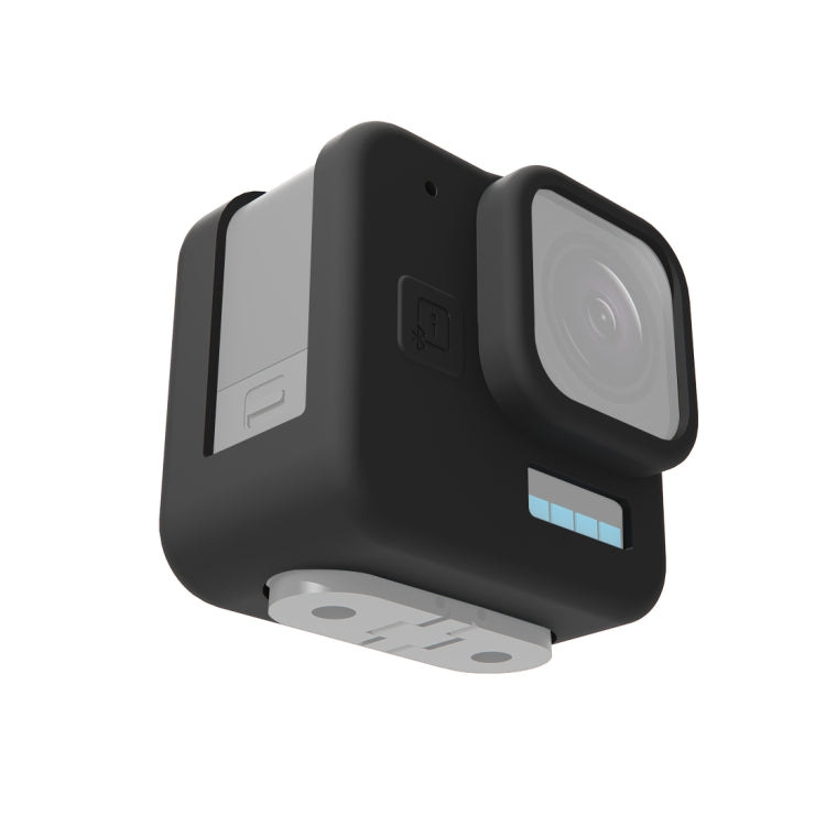 For GoPro HERO11 Black Mini PULUZ Silicone Protective Case(Black) by PULUZ