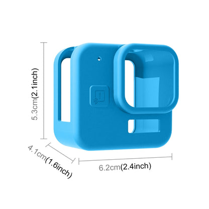For GoPro Hero11 Black Mini PULUZ Silicone Protective Case(Blue) by PULUZ