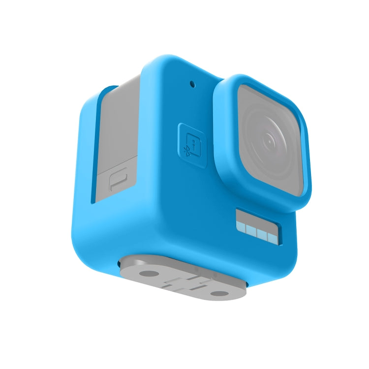 For GoPro Hero11 Black Mini PULUZ Silicone Protective Case(Blue) by PULUZ