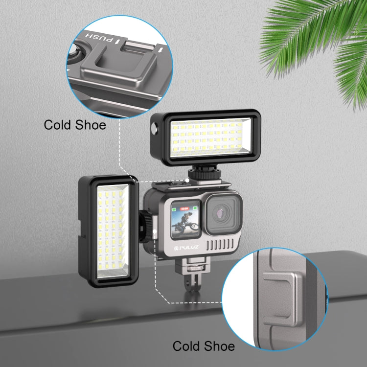 For GoPro HERO13 Black /12 Black /11 Black /10 Black /9 Black PULUZ 40m Waterproof Housing Aluminum Alloy Protective Case (Grey) by PULUZ