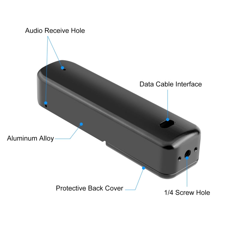 For DJI OSMO Pocket 3 PULUZ Metal Protection Frame Cage Adapter Bracket (Black) by PULUZ