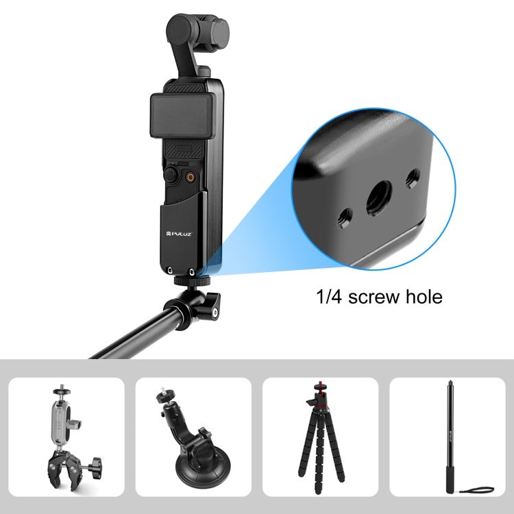 For DJI OSMO Pocket 3 PULUZ Metal Protection Frame Cage Adapter Bracket (Black) by PULUZ