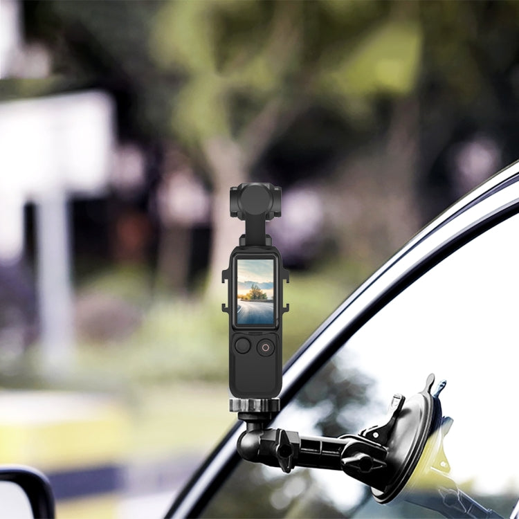 For DJI OSMO Pocket 3 PULUZ Metal Protection Frame Cage Adapter Bracket with Dual Cold Shoes (Black) by PULUZ