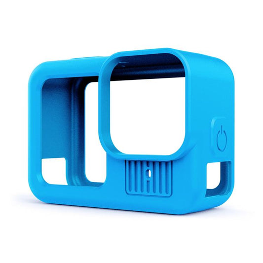 For GoPro HERO13 Black PULUZ Silicone Protective Case Cover with Wrist Strap & Lens Cover (Blue) by PULUZ