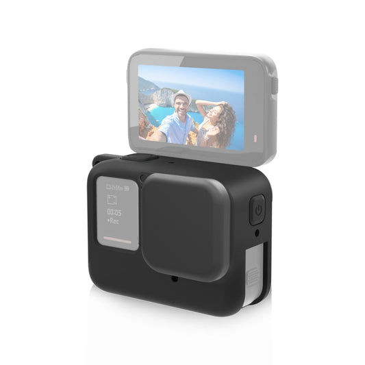 For Insta360 Ace Pro PULUZ Body Silicone Protective Case with Lens Cap (Black) by PULUZ