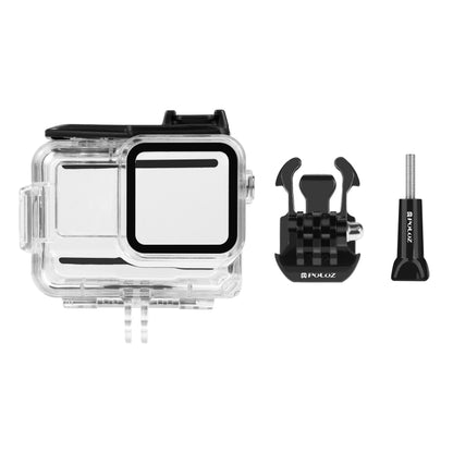 For Insta360 Ace Pro / Pro 2 PULUZ 60m Underwater Waterproof Housing Case with Base Adapter & Screw (Transparent) by PULUZ