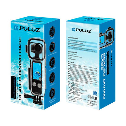 For DJI Osmo Pocket 3 PULUZ 45m Underwater Waterproof Housing Diving Case (Transparent) by PULUZ