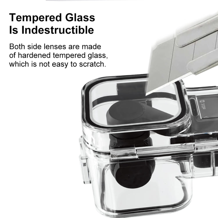 For DJI Osmo Pocket 3 PULUZ 45m Underwater Waterproof Housing Diving Case (Transparent) by PULUZ