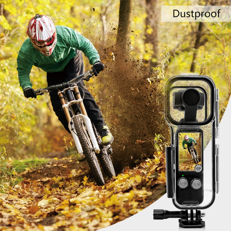 For DJI Osmo Pocket 3 PULUZ 45m Underwater Waterproof Housing Diving Case (Transparent) by PULUZ