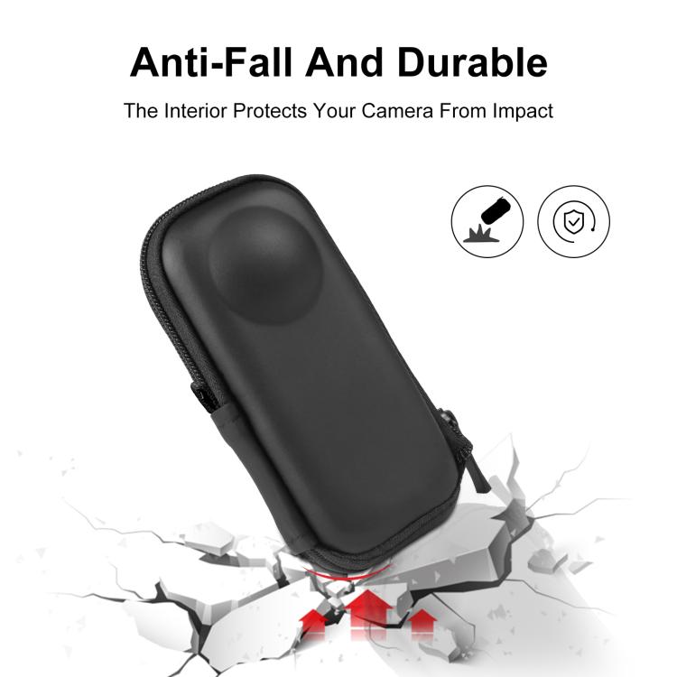 For Insta360 X4 / X5 PULUZ Camera Portable Case Box Storage Bag (Black) by PULUZ