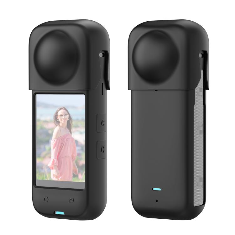 For Insta360 X4 PULUZ Full Body Dust-proof Silicone Protective Case (Black) by PULUZ