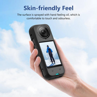 For Insta360 X4 PULUZ Full Body Dust-proof Silicone Protective Case (Black) by PULUZ