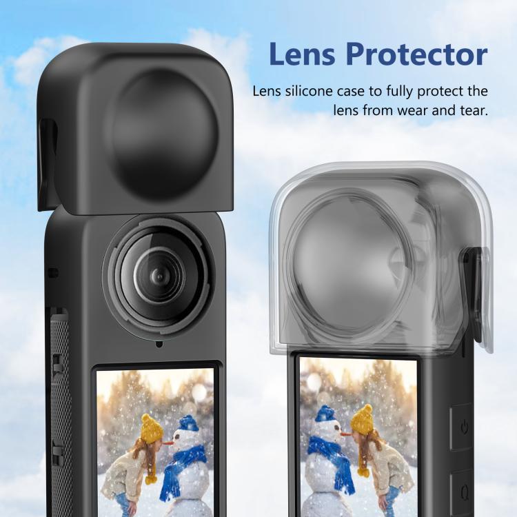 For Insta360 X4 PULUZ Full Body Dust-proof Silicone Protective Case (Black) by PULUZ