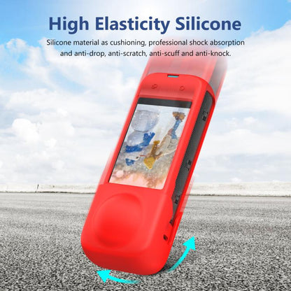 For Insta360 X4 PULUZ Full Body Dust-proof Silicone Protective Case (Red) by PULUZ