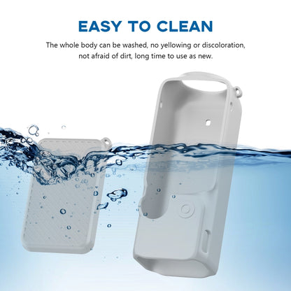 For DJI OSMO Pocket 3 PULUZ 2 in 1 Silicone Cover Case Set with Strap (Grey) by PULUZ