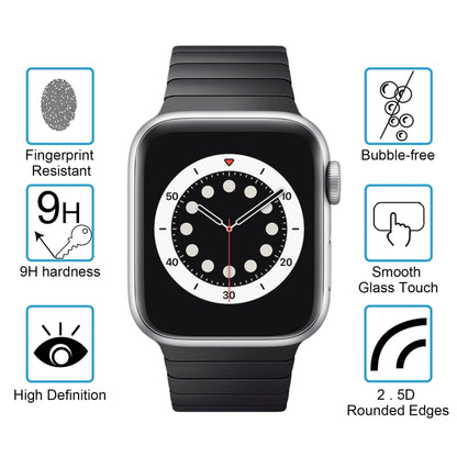 For Apple Watch Edition 42mm 42mm Dial Diameter 9H+ Surface Hardness 2.5D Explosion-proof Tempered Glass Film by bashfashion