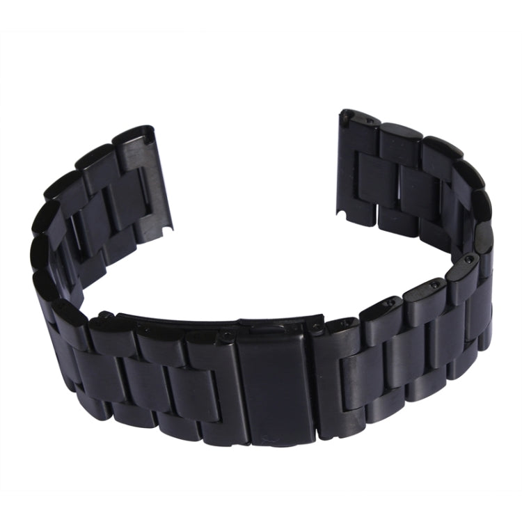 For Apple Watch 42mm Classic Buckle Steel Watch Band, Only Used in Conjunction with Connectors ( S-AW-3293 )(Black) by bashfashion