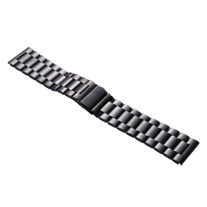 For Apple Watch 42mm Classic Buckle Steel Watch Band, Only Used in Conjunction with Connectors ( S-AW-3293 )(Black) by bashfashion