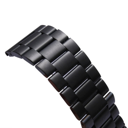 For Apple Watch 42mm Classic Buckle Steel Watch Band, Only Used in Conjunction with Connectors ( S-AW-3293 )(Black) by bashfashion