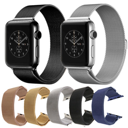 For Apple Watch 38mm Milanese Loop Magnetic Stainless Steel Watchband(Silver) by bashfashion