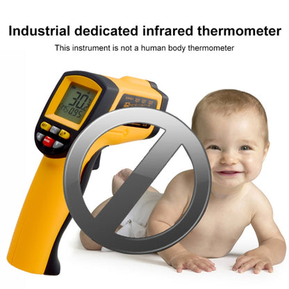 Infrared Thermometer, Temperature Range: -50 - 900 Degrees Celsius(Yellow) by bashfashion