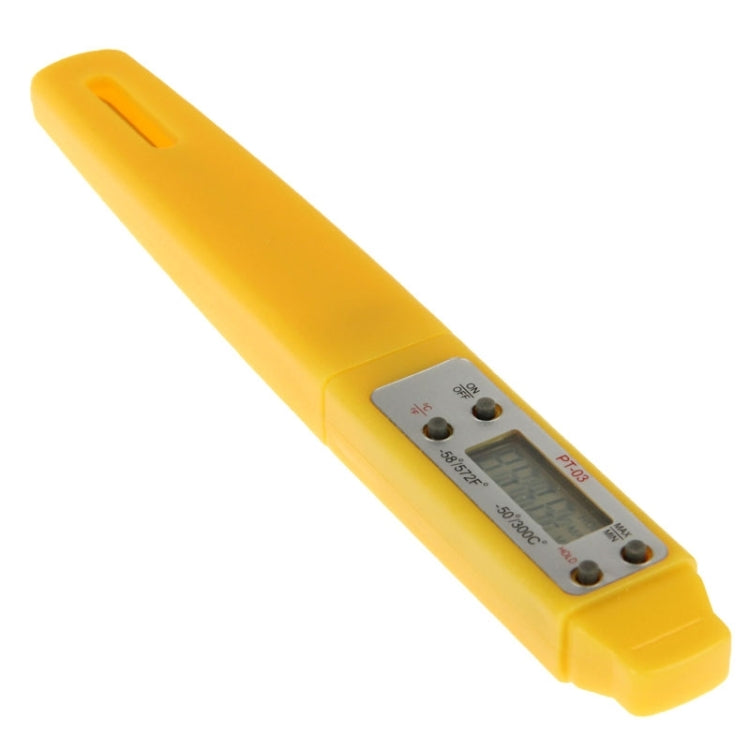 LCD Digital Food Thermometer, Temperature Ranger: -50 to 300 Degree Celsius(Yellow) by bashfashion
