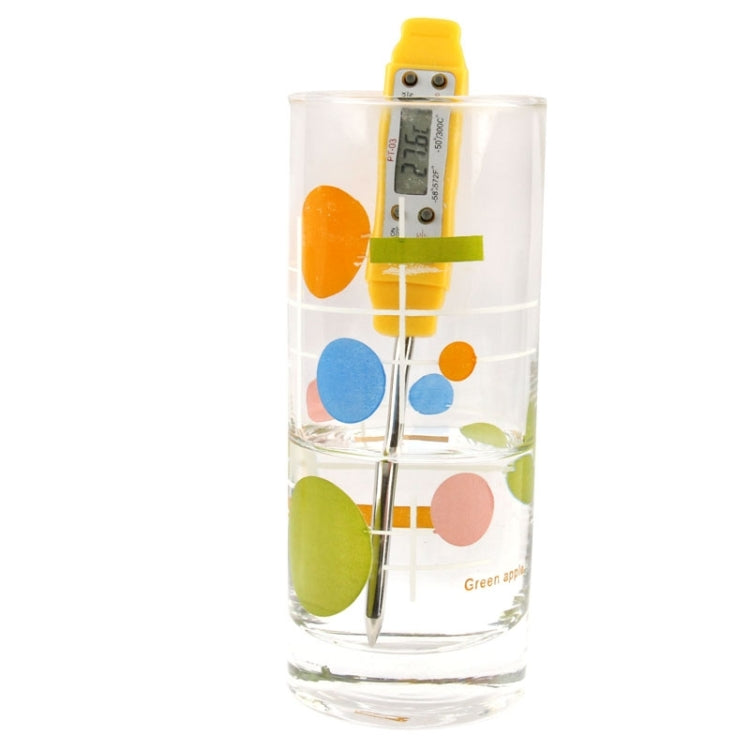 LCD Digital Food Thermometer, Temperature Ranger: -50 to 300 Degree Celsius(Yellow) by bashfashion
