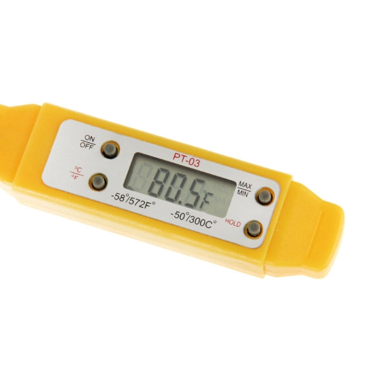LCD Digital Food Thermometer, Temperature Ranger: -50 to 300 Degree Celsius(Yellow) by bashfashion