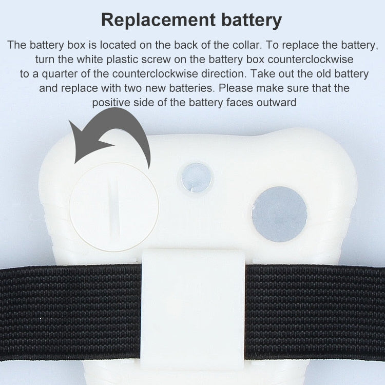 Ultrasonic Bark Stop Collar(White) by bashfashion