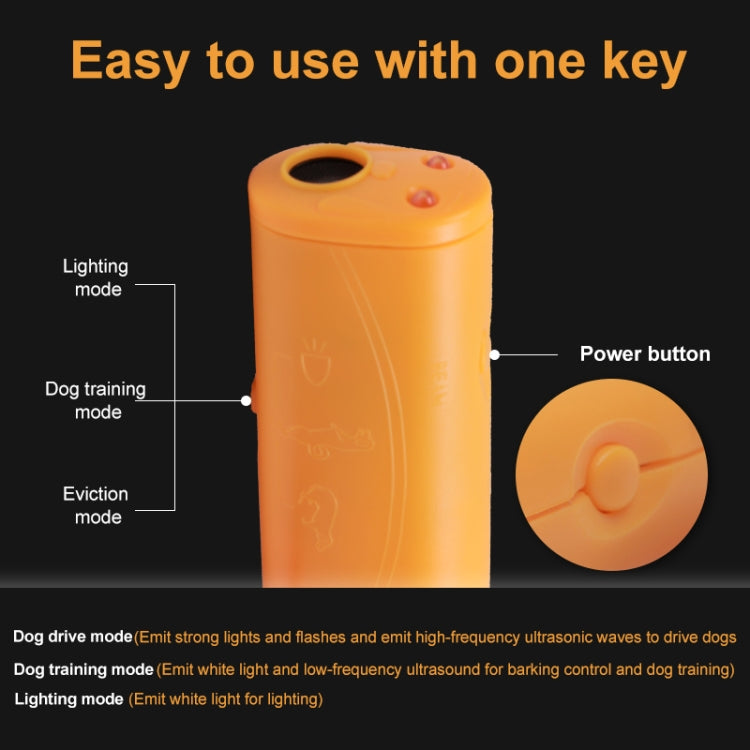 3 in 1 (Training dog, Banish dog, Lighting)(Yellow) by bashfashion