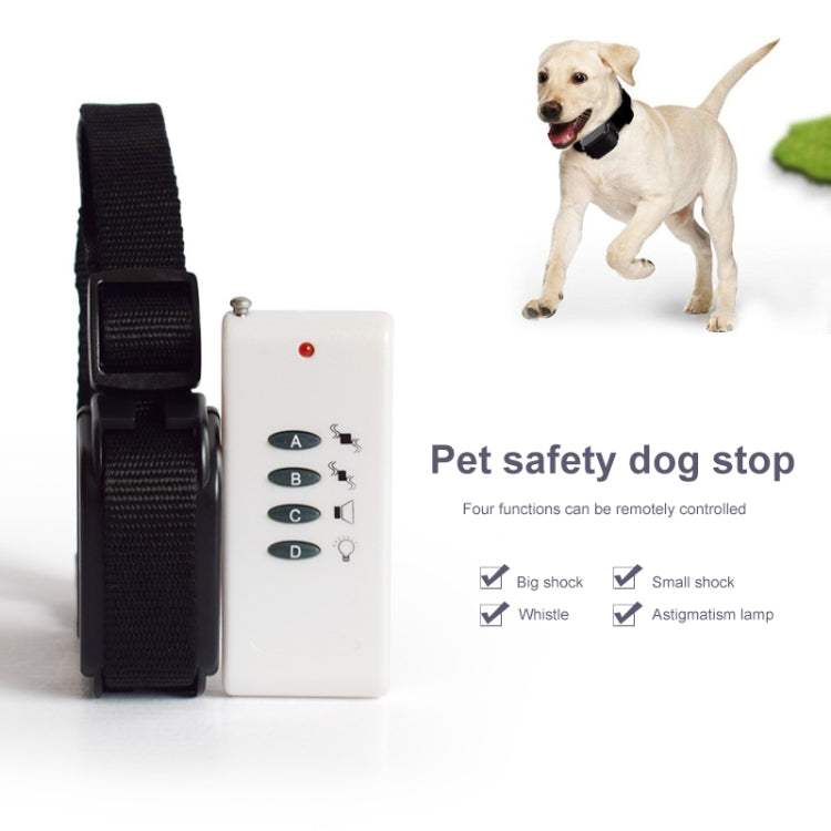 Electric Dog Remote Control Training(White) by bashfashion