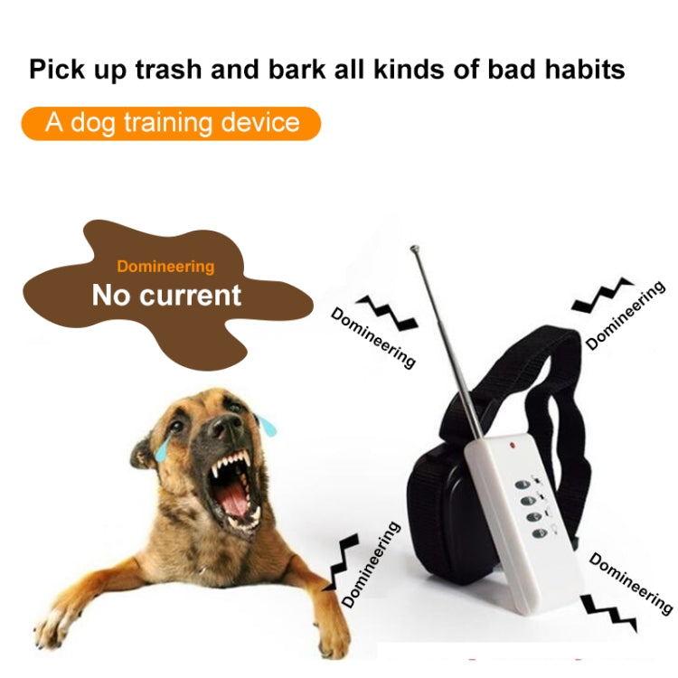 Electric Dog Remote Control Training(White) by bashfashion