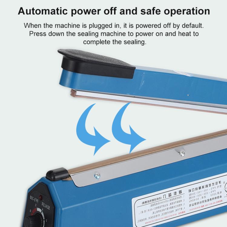 FS-300 300mm Heat Sealing Hand Impulse Poly Sealer Closer Machine (US Plug) by bashfashion