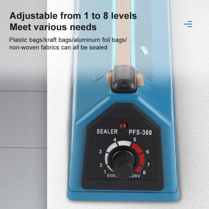 FS-300 300mm Heat Sealing Hand Impulse Poly Sealer Closer Machine (EU Plug) by bashfashion