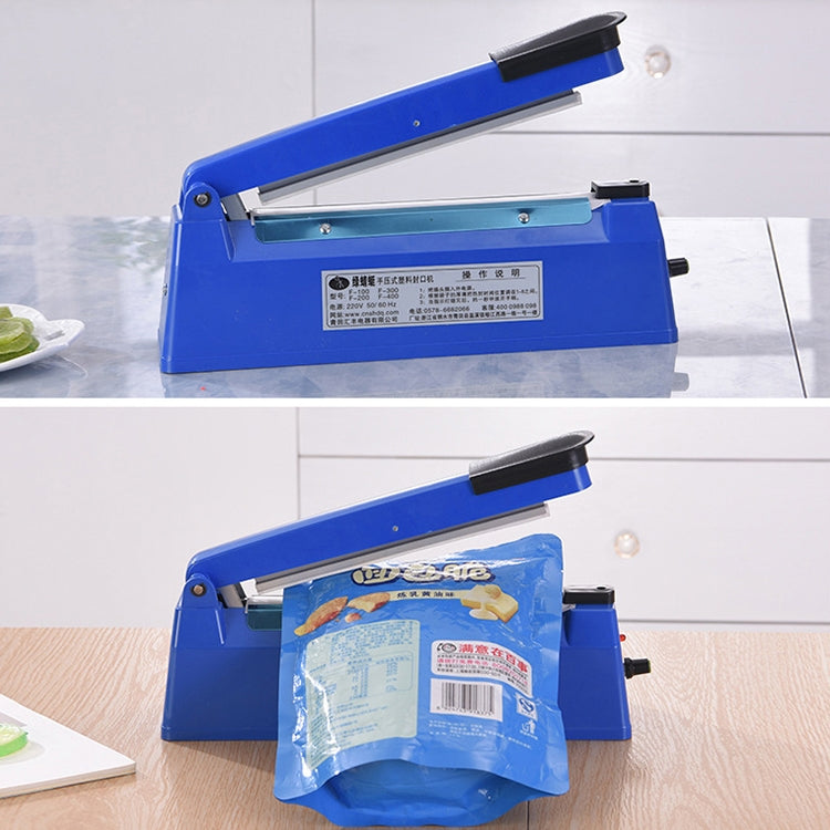 F-200 200mm Heat Sealing Hand Impulse Poly Sealer Closer Machine, Plastic Shell by bashfashion